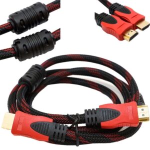 High Speed 2K Braided HDMI Cable 1.5M Black