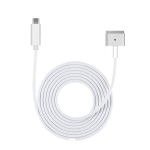 Magnetic Series Macbook Charging Cable Type-C to T-shaped Port Cable 2M White