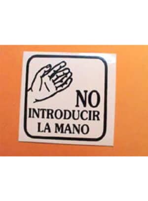 Hand sticker