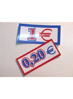 Rectangular stickers
