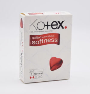 Kotex Maxi No Wings – 1 per pack – 200 per case