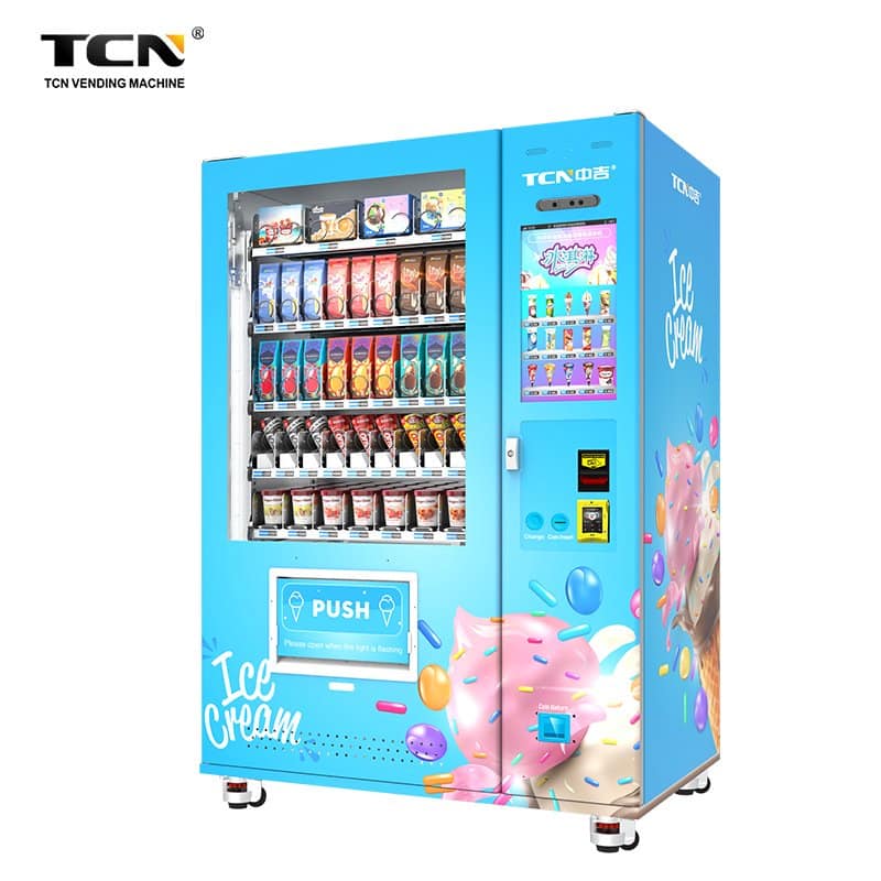 TCN-FEL-9C(V22)-LD OEM/ODM Ice Cream Frozen Food Vending Machine For Supermarket - Image 2