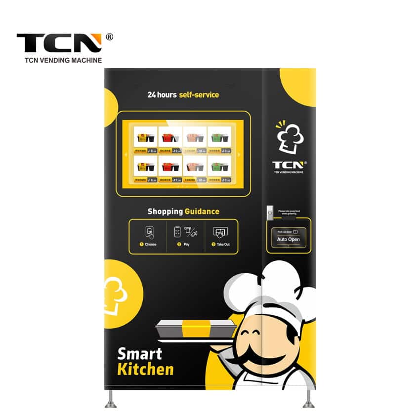 TCN-CFM-4C(H32) Automatic Fast Food Breakfast Lunch Box Vending Machine For Sale - Image 3