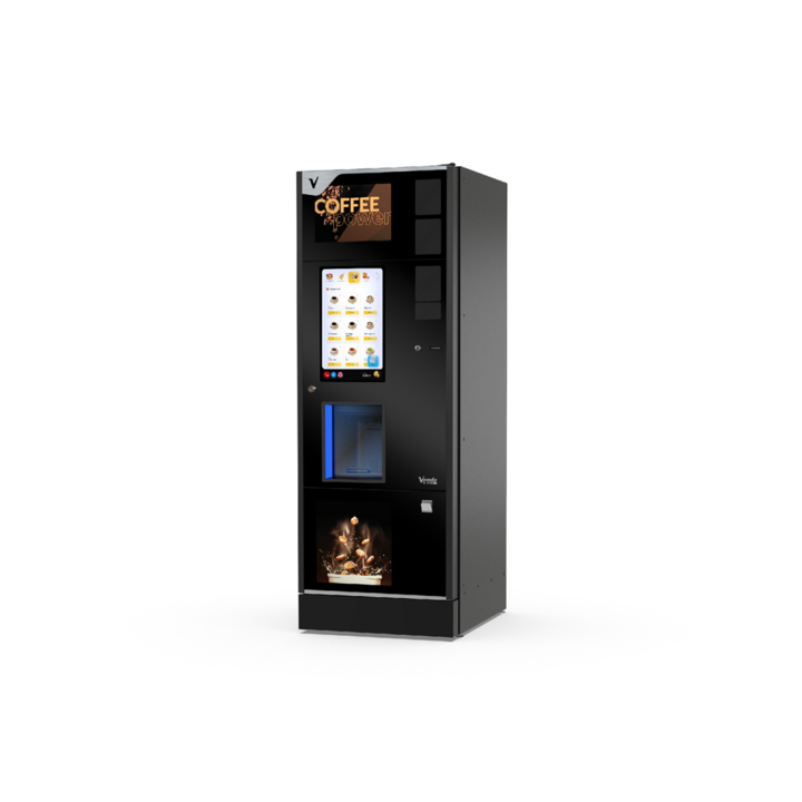 SandenVendo HS7 Touch freestanding coffee machine, G-Caffè UNI-Q Touch