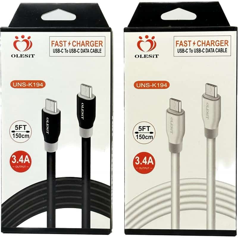 1.5m 3.4A Typc-C To Type-C Cable (12)