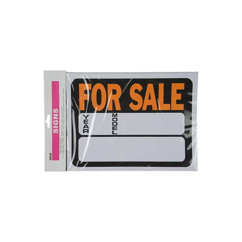 Car For Sale Sign 12/Pk