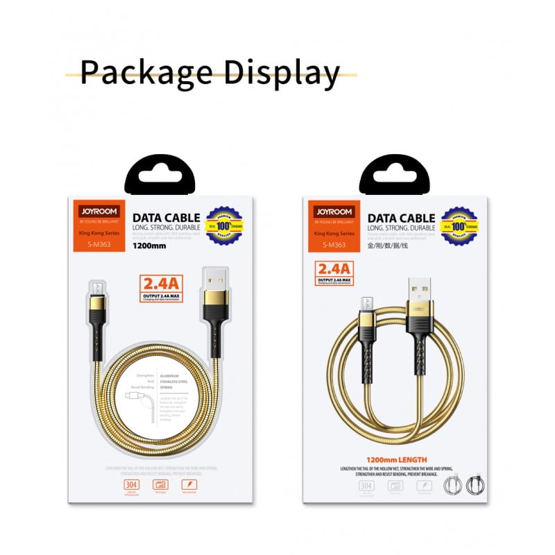 JAYROOM Micro Usb Cable (1.2M 2.4A)