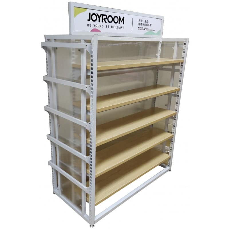 Mobile Phone Accessories Display Cabinet With Hooks 1.6X1.2X0.55 M (Collection Only)