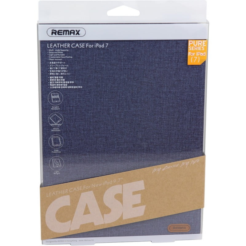 REMAX Pure Series Case For IPad 7 Beige/Blue/Pink/Khaki/Gray