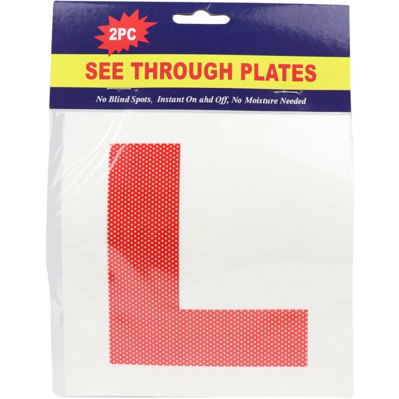 2pc See Through Self-Adhesive L Plate (12)