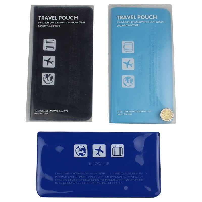 TRAVEL POUCH 12.5*23.5CM (MOQ 30)
