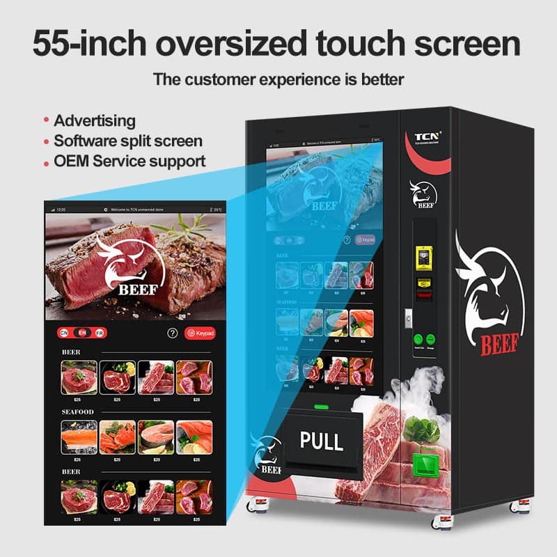 TCN-CEL-9C(V55) Meat Vending Machine - Image 3