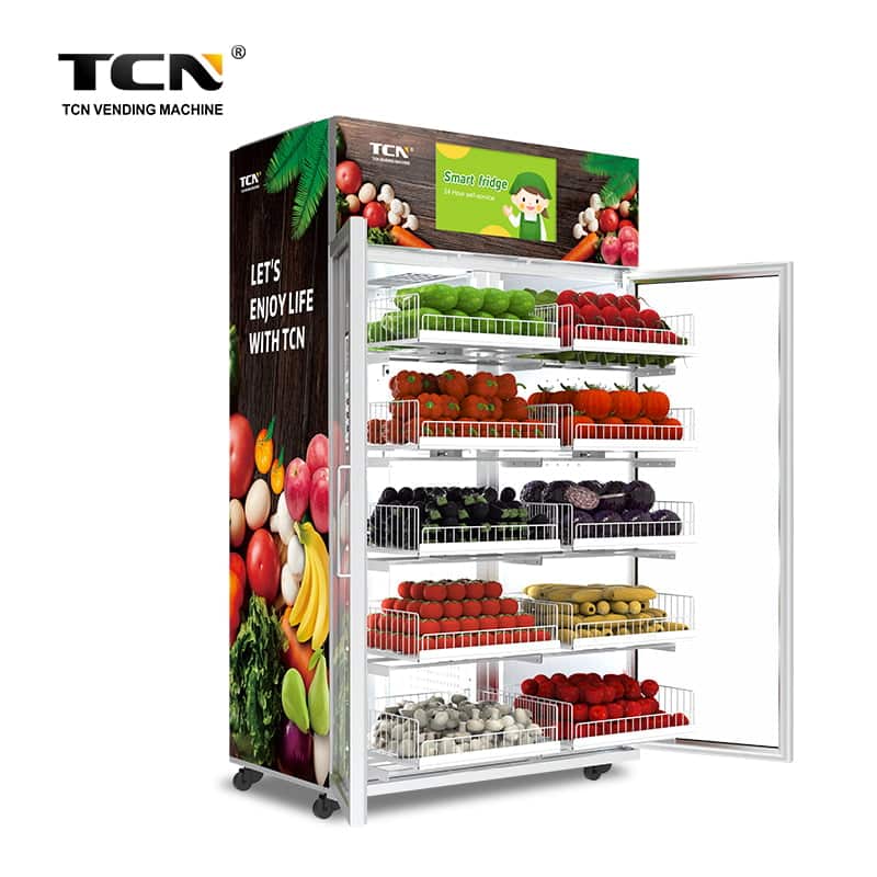TCN-CFZ-1000 TCN Micro Market Vending Machine Cooler Fresh Food Vending Machine Customized - Image 2
