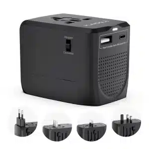 PLAVOGUE Voltage Converter Travel Adapter 220 to 110 Voltage Converter US to EU,AUS,UK,International Travel Over 200+ Countries