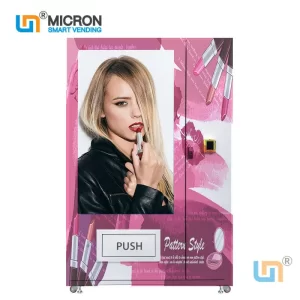 Beauty Vending Machine Custom Designed Lipstick Vending Machine With 55 Inch Touch Screen