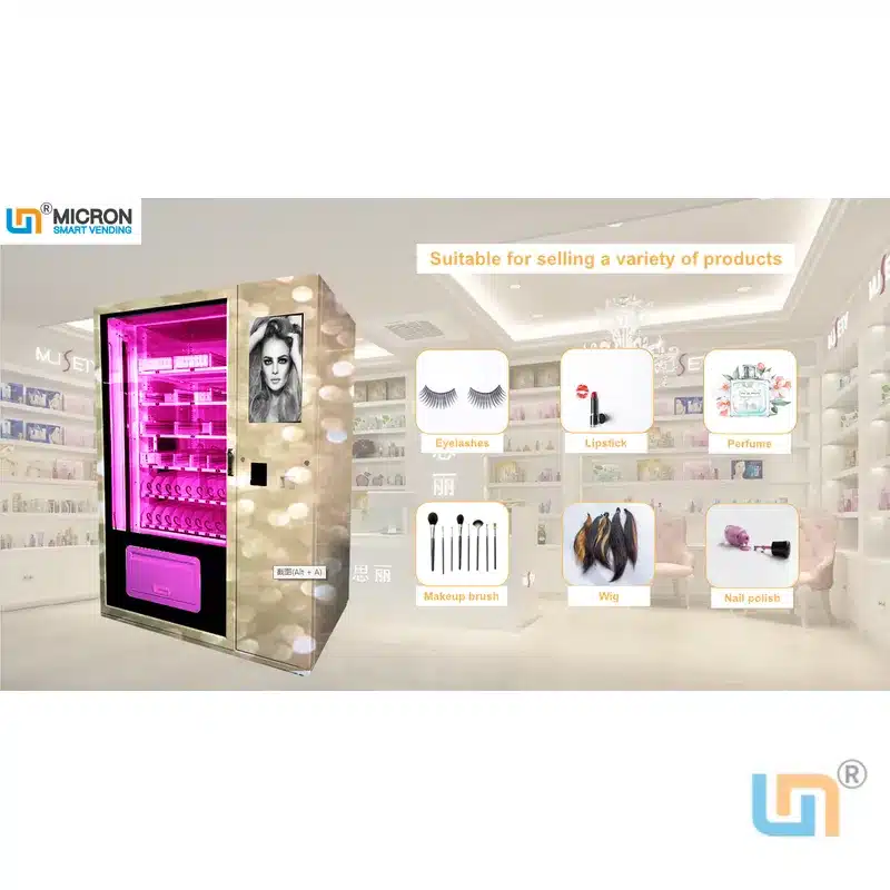 Top Sale Eyelash Vending Machiene Cosmetics Vending Machine And Advertising Screen - Image 4