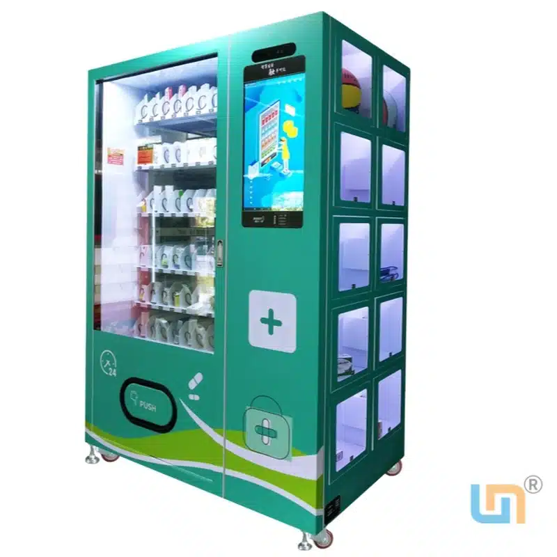Customized PPE Vending Machine With Locker Spiral And Locker Tool, Big Heavry, Fragile Product Vending Machine Sell Beverage Snack