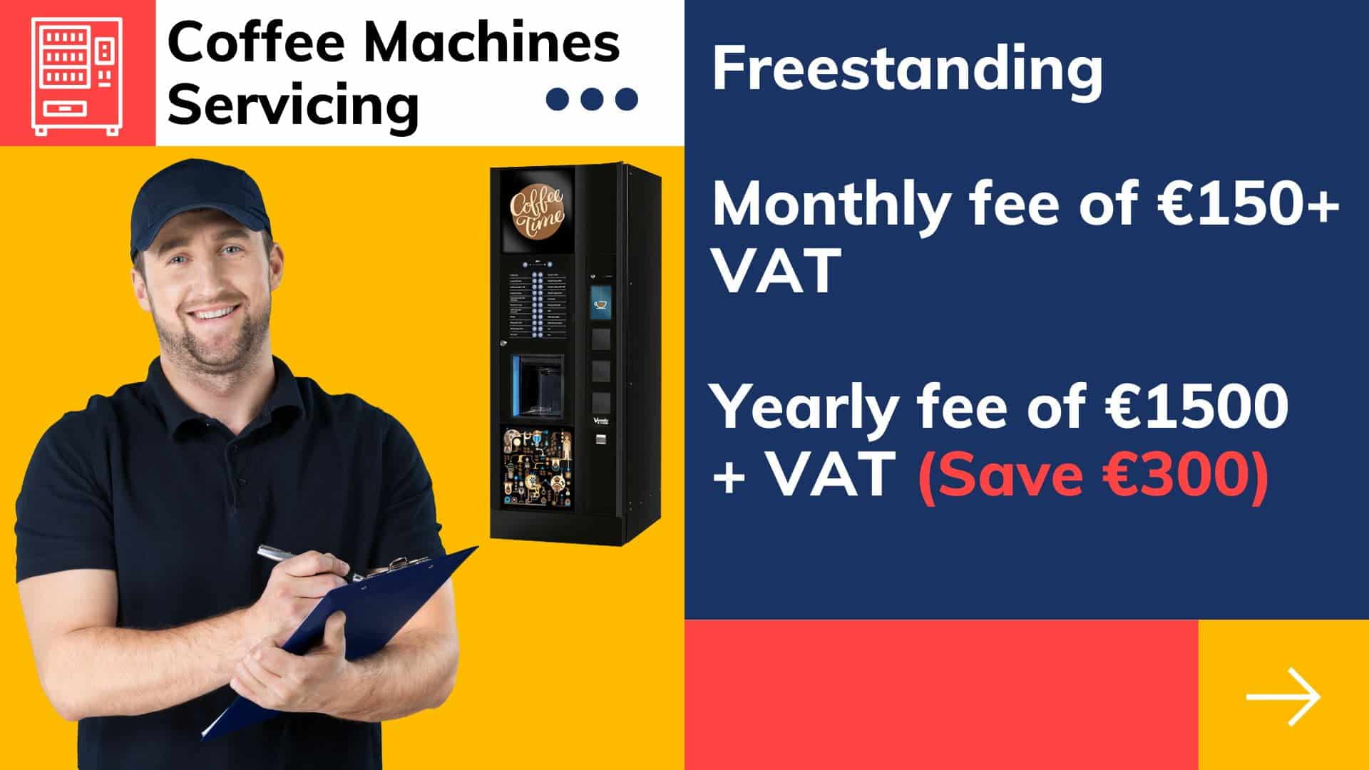 Coffee Vending Machine Service Package 