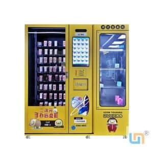 Hot Sale Cusmetic Product Toys Lucky Box Gift Pop Mart Elevator Middle Pick Up Vending Machine With A Display Space