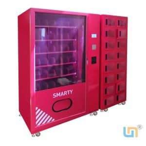 Tool Vending Machine Combo Spiral With Locker Vending Machine, Self Service Flexible For All Kinds Of Product. Support Bill, Coin, Card Reader And Ewallet.