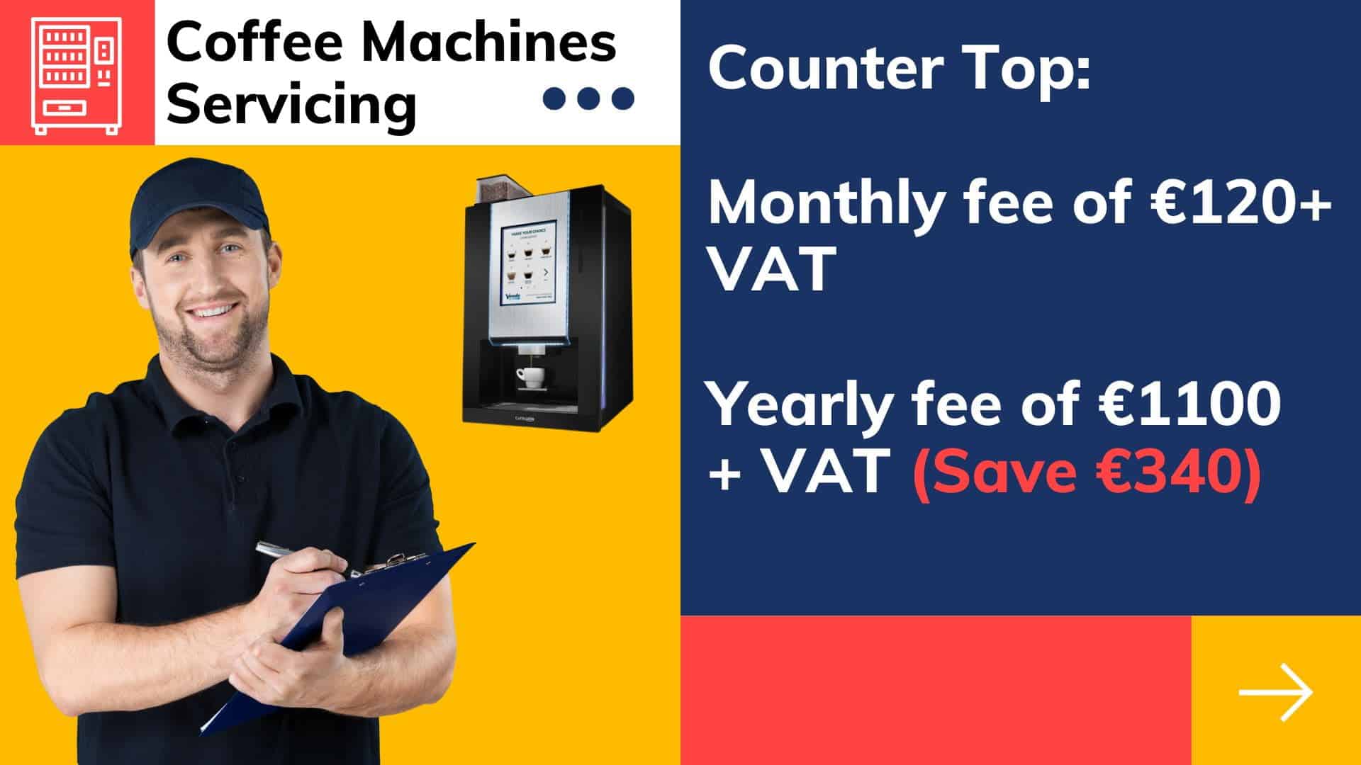 Coffee Vending Machine Service Package 