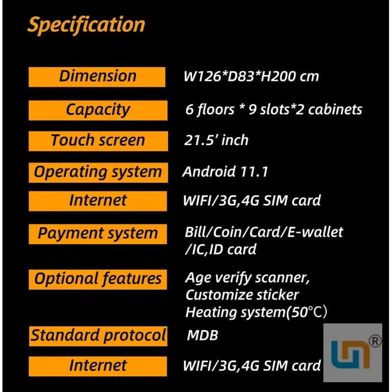 Combo Smart Machine Meal And Drink With Elevator And Touch Screen. 300~500 Big Capacity Accept Customize - Image 5