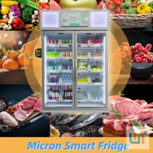 R290 Environmental Friendly Refrigerant Vending Machine Healthy Food Smart Vending Fridge With Card Reader
