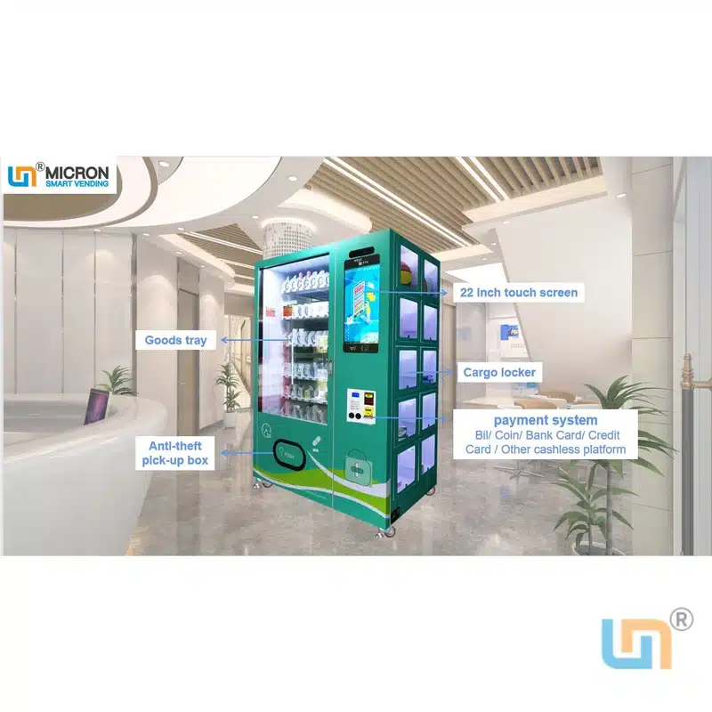 Customized PPE Vending Machine With Locker Spiral And Locker Tool, Big Heavry, Fragile Product Vending Machine Sell Beverage Snack - Image 4