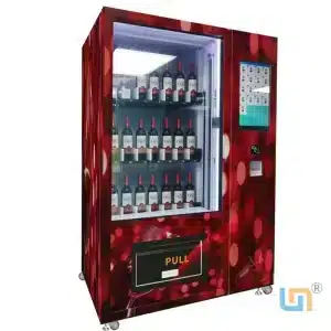 Micron Red Wine Bottled Wine Glass Bottle Drinks Vending Machine With Cooling System And Elevator