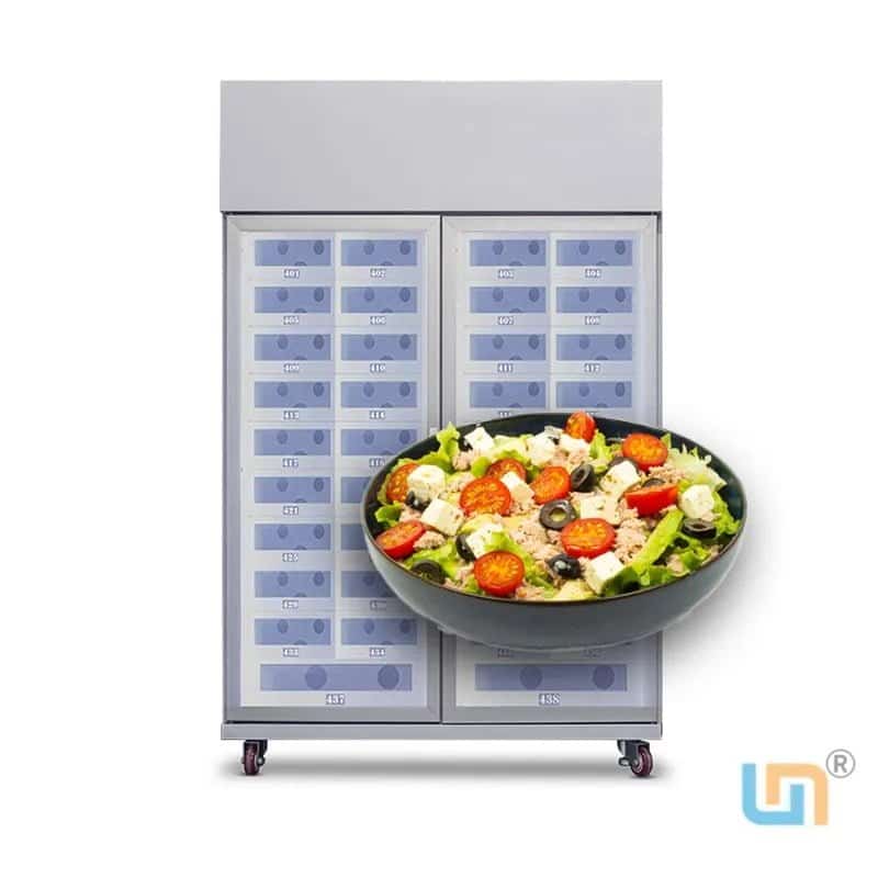 Micron Pre-Made Meal Vending Machine Cooling Locker Type With Card Reader And Touch Screen. Accept Customize. - Image 3