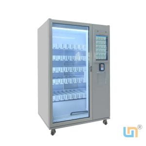 Elevator Type Cupcake Salad Box Vending Machine With Auto Open Door