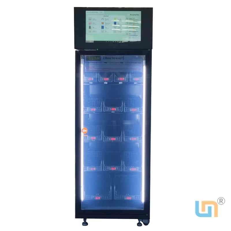 Smart Fridge Vending Machine For Sale Egg Vegetable Fruit Farm Produce Vending Machine With Cooling System Card Reader - Image 5