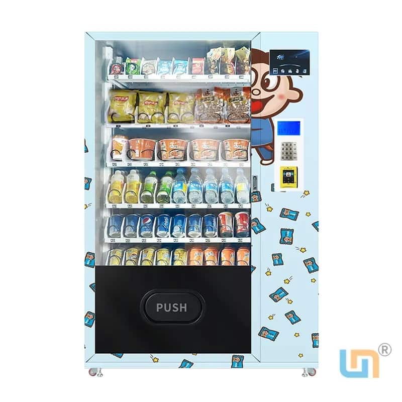 Micron Commmercial Self Service Snack And Cold Drink Vending Machine With Cooling System Factory Direct Supply Vending Machine For Sale - Image 3