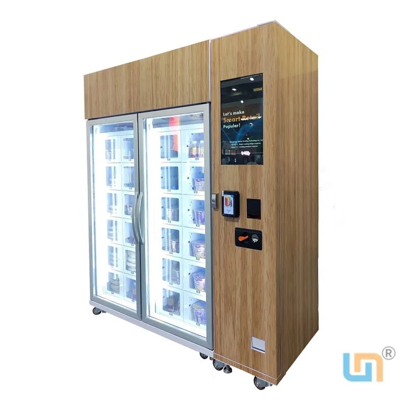Micron Pre-Made Meal Vending Machine Cooling Locker Type With Card Reader And Touch Screen. Accept Customize. - Image 13