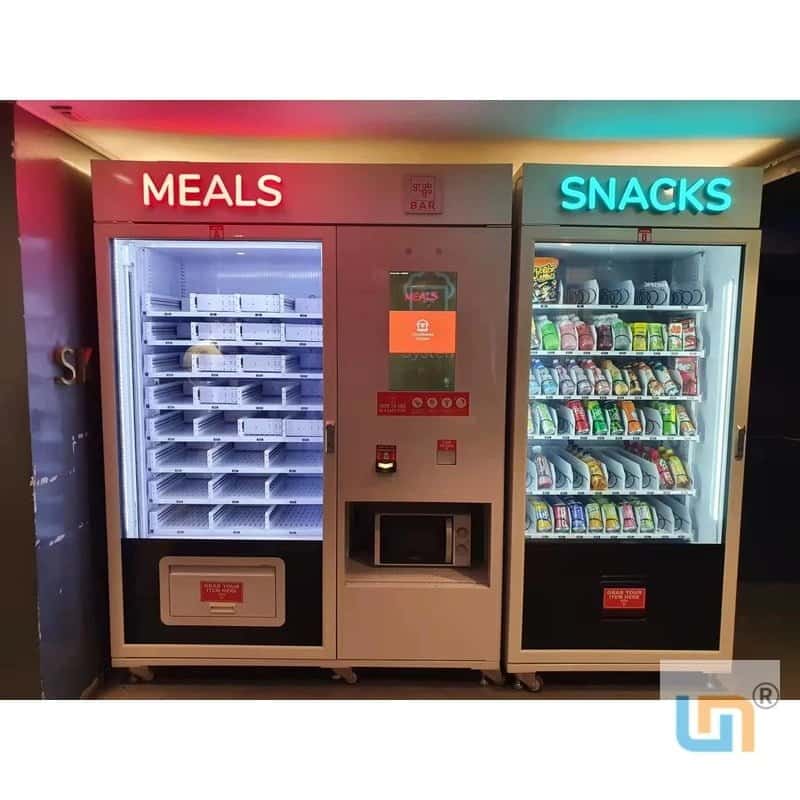 Combo Smart Machine Meal And Drink With Elevator And Touch Screen. 300~500 Big Capacity Accept Customize - Image 4