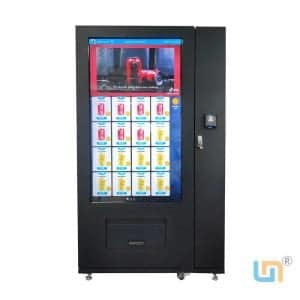 Big Touch Screen Vending Machine For Sale 55 Inch Snack&Drink In Gym Support E-Wallet Payment Can Play Advertisement