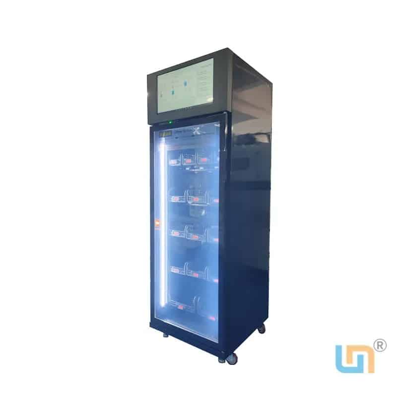 Smart Fridge Vending Machine For Sale Egg Vegetable Fruit Farm Produce Vending Machine With Cooling System Card Reader - Image 6
