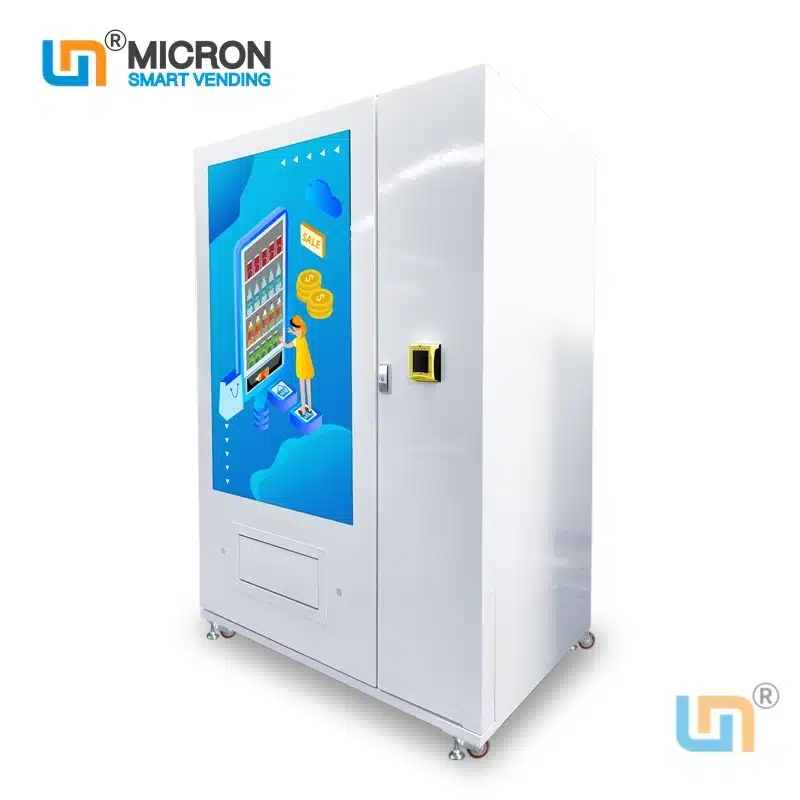 Micron Healthy Food Meal Vending Machine With Elevator And 55 Inch Large Touch Screen, Support Card Reader E-Wallet - Image 4