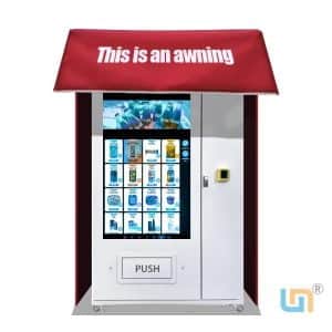 Outdoor Snack Drink Vending Machine For Snack Drink With Card Reader And 55 Inch Large Touch Screen. Support To Customize. Europen Market Vending Machine.