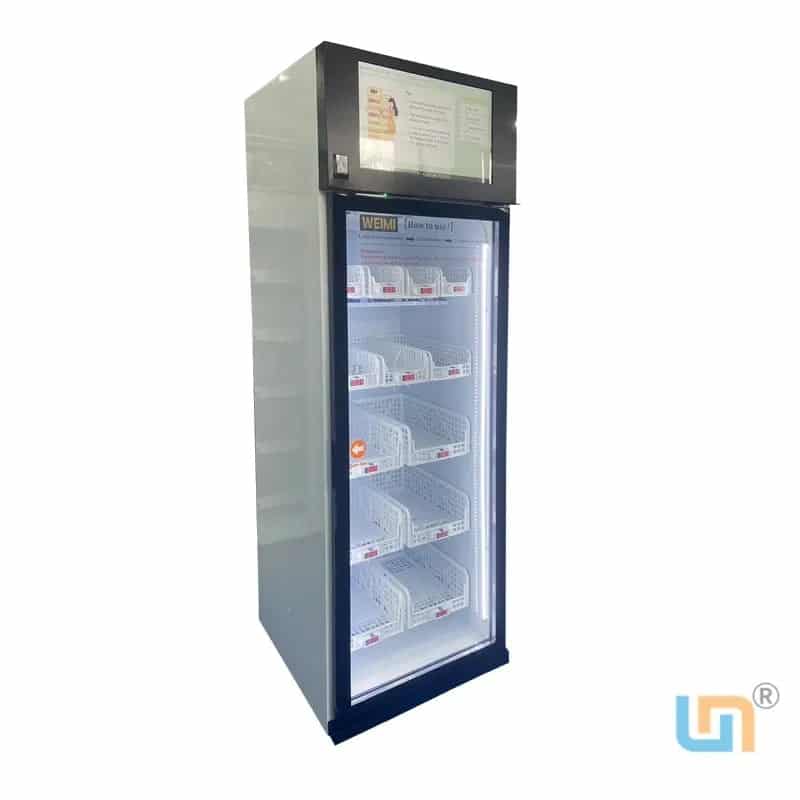 Snack Drink Smart Fridge Vending Machine With Coffee Vending Machine With Hot Water Supply. Smart Manegement System And Card Reader - Image 3