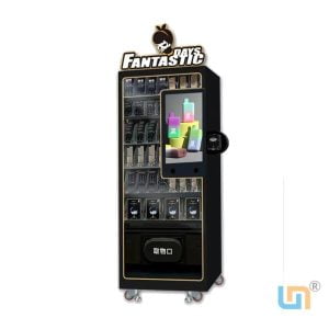 Floor Standing E-Cigarette Vape Vending Machine With Light Board, Card Reader. 350 Big Capacity And Full Glass Door Small Vending Machine For The Club Bar