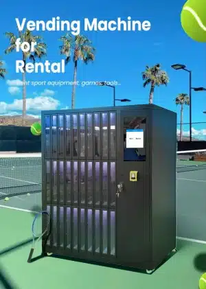 Tennis Rackets rental vending machine