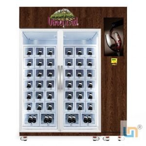 Micron Smart Wine Vending Machine With Cooling System Equipped With Remote-Controlled System And Age Verify, Suitable For Selling Wine Champagne Beer