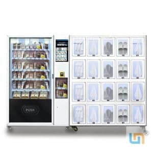 Disposable Supplies Vending Machine For Shaver, Slippers, Bathrobe In Hotel Support Card Reader E-Wallet Cash Coin