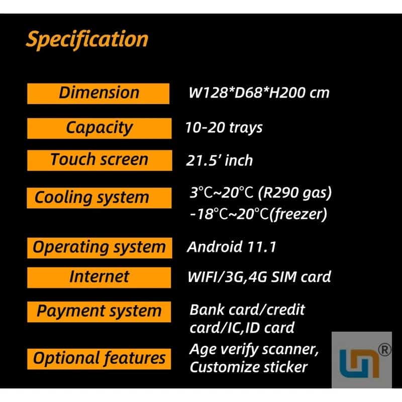 Smart Fridge Vending Machine For Sale Egg Vegetable Fruit Farm Produce Vending Machine With Cooling System Card Reader - Image 2