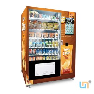 Micron Smart Snack And Drink Combo Vending Machine With Touch Screen, Card Reader And E-Wallet Support Mutiple Purchase. Accpet Customization