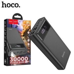 Hoco J65 Camping 4USB Output LED PowerBank 30000mAh Black