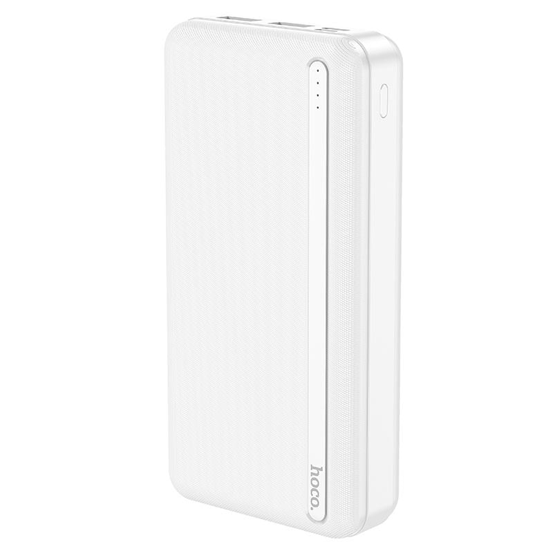 Hoco J91A Dual USB Flame Retardant Shell Power Bank 20000mAh (White) - Image 3