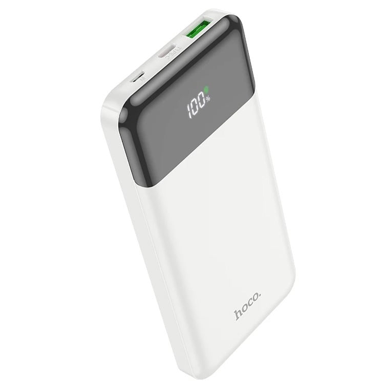 Hoco J102 Smart Slim PD20W+ QC3.0 PowerBank(10000mAh) White - Image 2