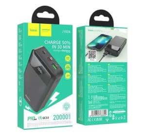 Hoco J102A Smart Slim PD20W+ QC3.0 PowerBank(20000mAh) Black